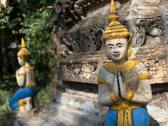 Mythical figure at Angkor Wat Temple