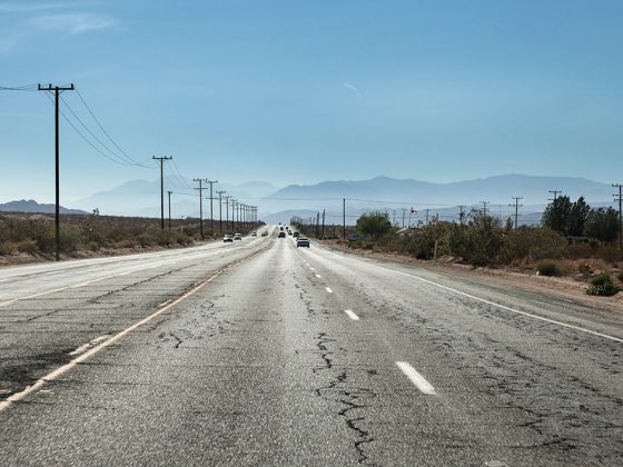 Deserted Country Highway
